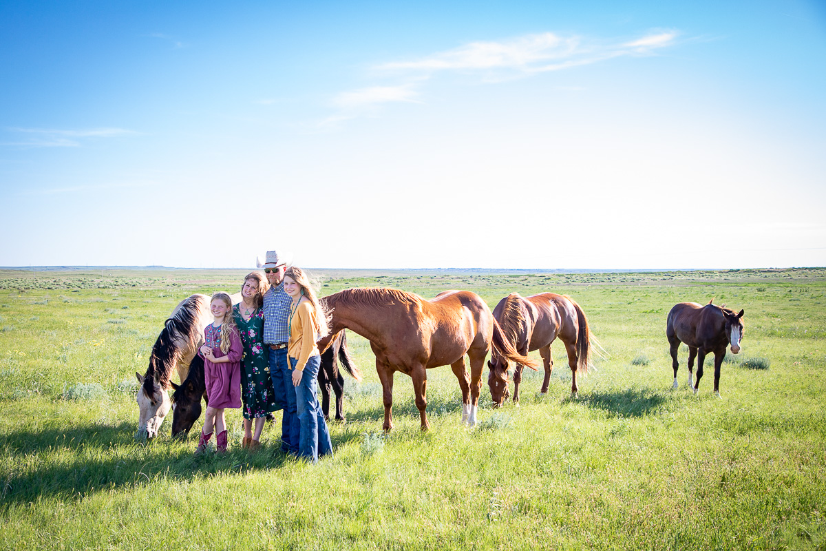 Texas Panhandle Ranch Family