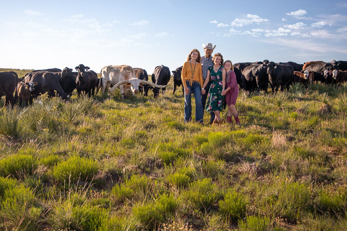 Texas Panhandle Ranch Family