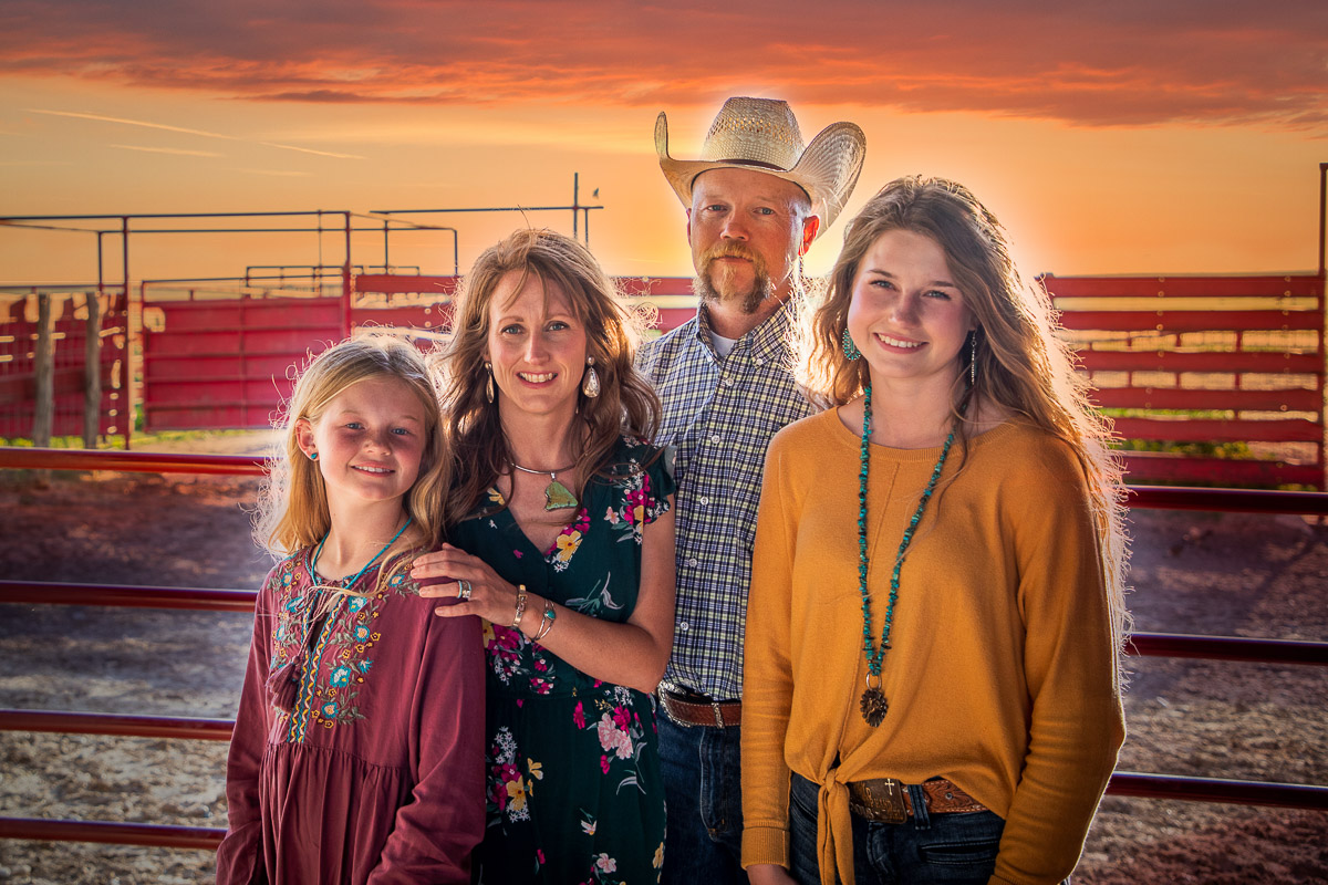 Texas Panhandle Ranch Family